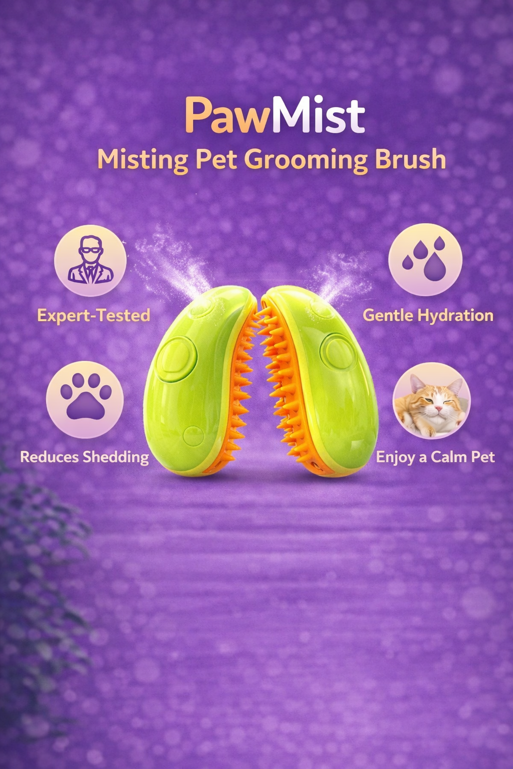 PawMist™ Gooming Mist Brush