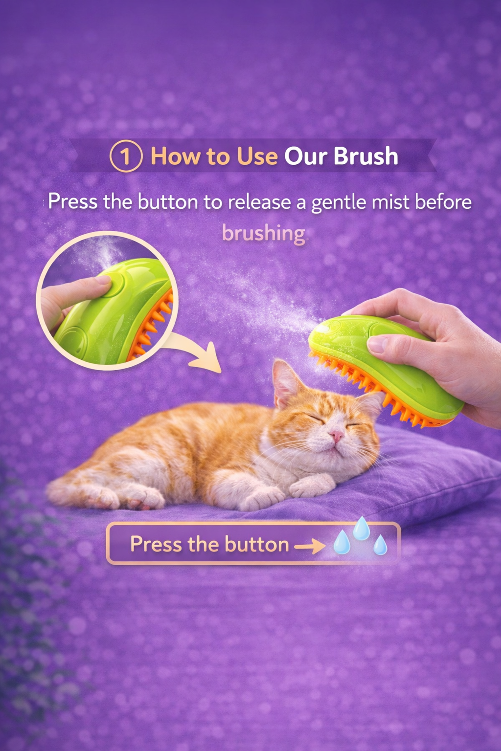 PawMist™ Gooming Mist Brush